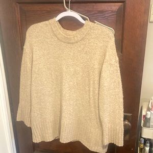 Zara knitted sweater womens size medium. Oatmeal color